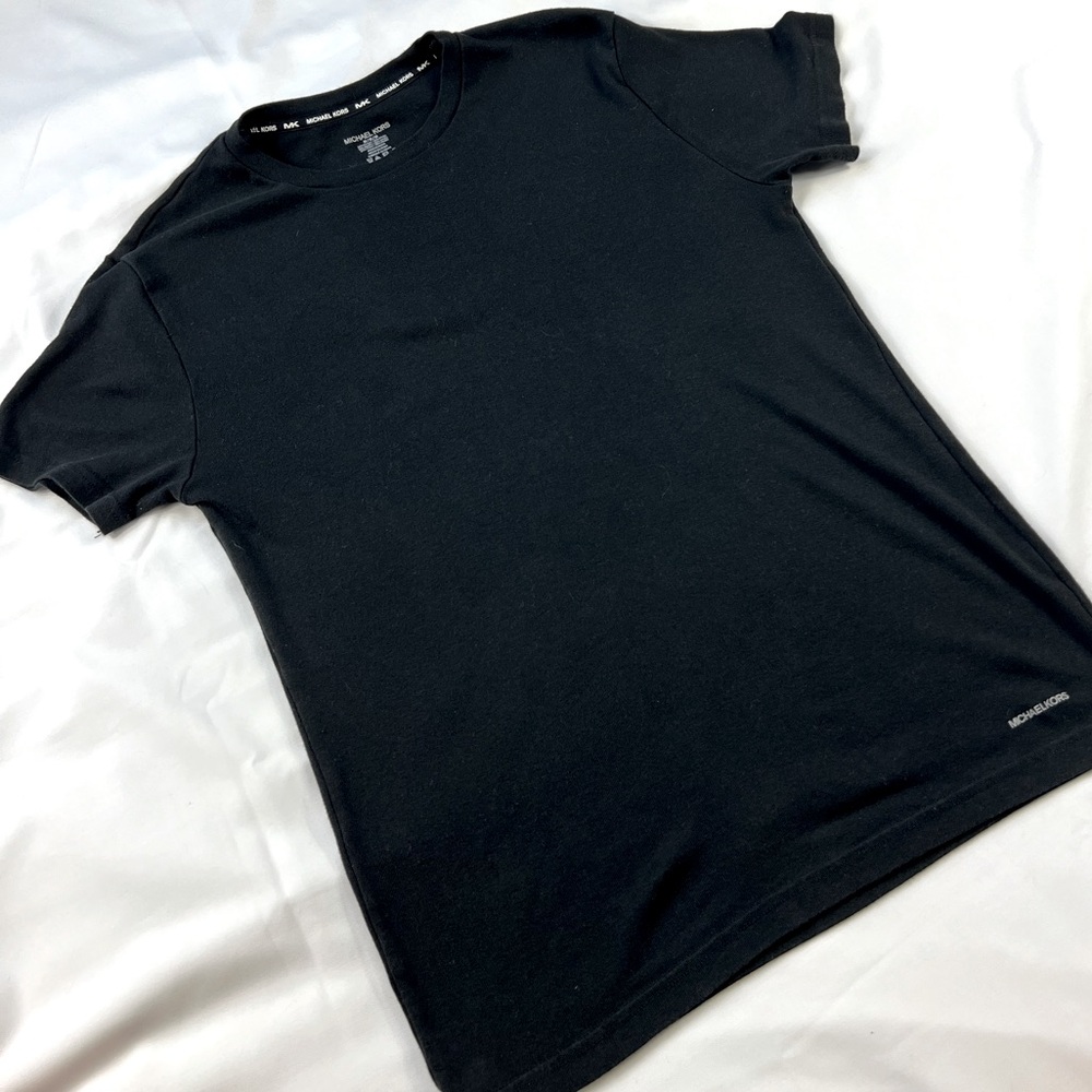 Michael Kors Black Short Sleeve T-shirt Sz. M